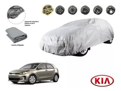 Cubierta Antigranizo Afelpada Para Kia Hatchback Rio 2018 Foto 2