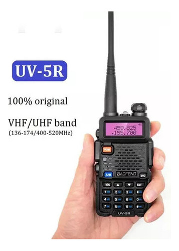 Comunicador De Radio Ht Airsoft De Doble Banda Uv-5r Fm Fone Foto 4