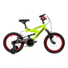 Bicicleta Infantil Mercurio Ztx Doble Suspensión Rodada 16 