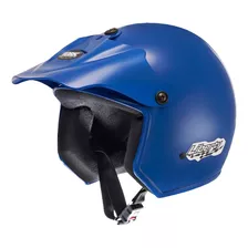 Casco Moto Protork Abierto Liberty Azul T 56