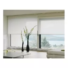 Cortina Roller - Screen Blanco - Pronta - 1,40 X 2,20