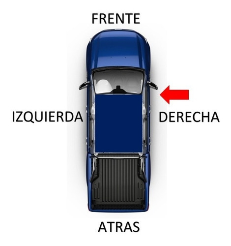 04-10 F150 Lobo Luna De Espejo Con Base Lado Derecho Foto 3