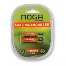 Pilas Recargables Aaa Blister X2 1100 Mah Noganet