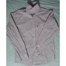 Camisa A Cuadros Rosada De Marca Newport 