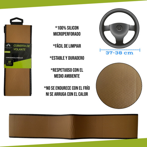 Funda Volante Civic Pointer Kia Fiesta Versa Np300 Vento Foto 3