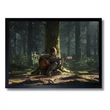 Quadro Poster The Last Of Us Part 2 Moldura 43x33cm A3