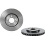 1- Disco Solido 278 Mm Trasero Izq/der Slk230 98/04 Brembo