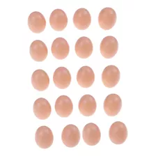 Huevos De Simulación De Plástico Realistas De 20 Piezas