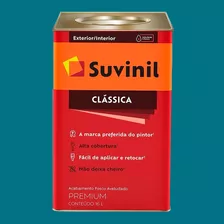 Tinta Clássica Premium Fosco 16l Tons Acolhedores 08 Suvinil