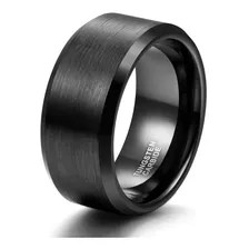 Anillo Tungsteno Ryux Iii Negro Mate 