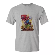 Camiseta Camisa Masculina Mario Tartaruga Plus Size Até G6 