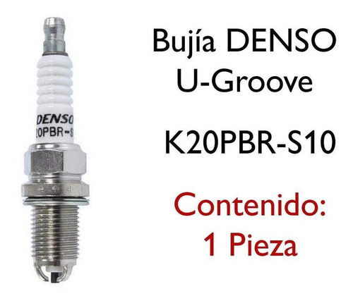 1 Buja Denso U-Groove Audi 100 Quattro 2.8 Lts 1992-1994 Foto 2