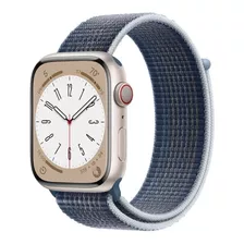 Apple Watch Series 8 45 Aluminio Starlight Sport Loop 4g