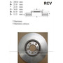 Disco Frenos Delantera Para Volkswagen Beetle Gls 2000