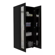 Closet Z 80 X 180 X 48 Rta Wengue Color Negro