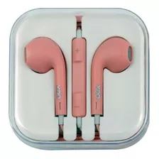 Fone De Ouvido Intra Auricular Oex Candy Rosa Pastel Fn204