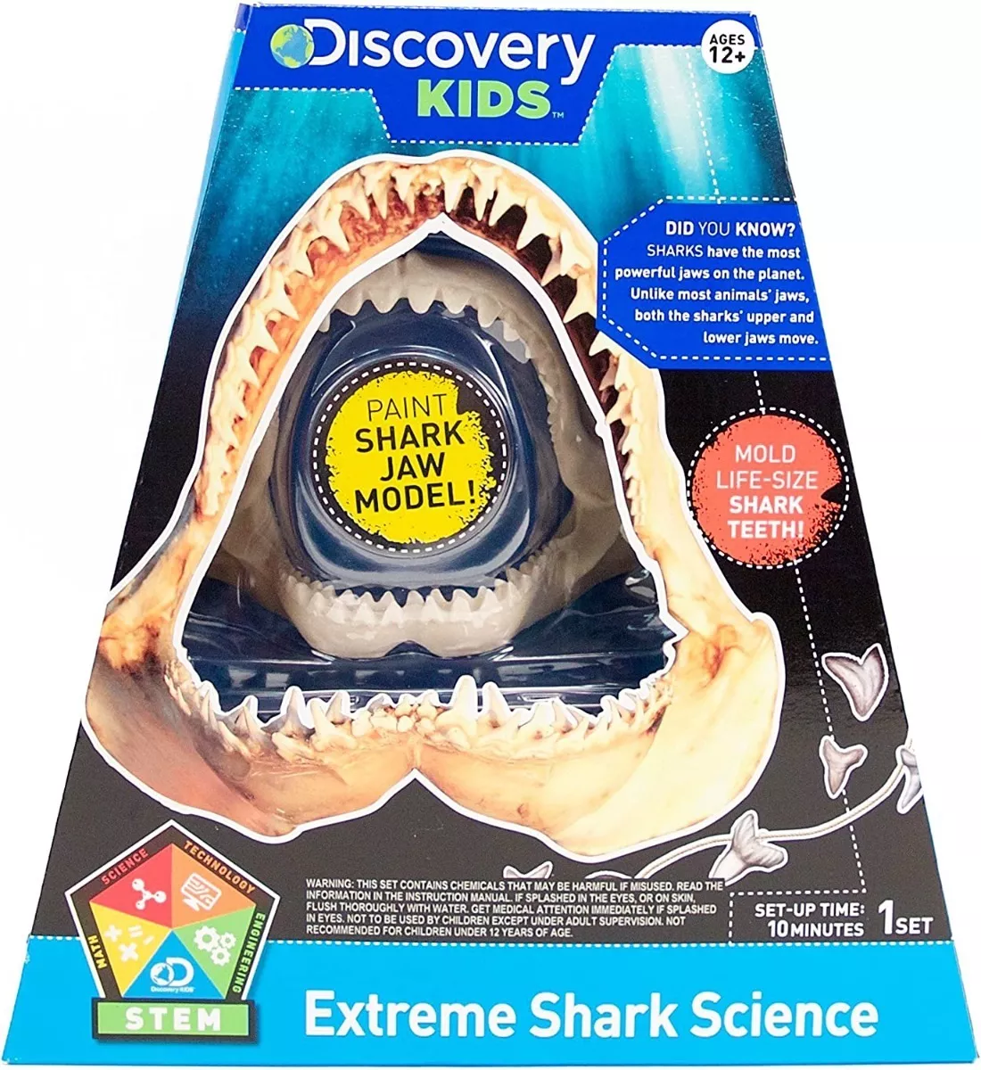Discovery Kids Extreme Shark Ciencia Kit Moldura De Dientes