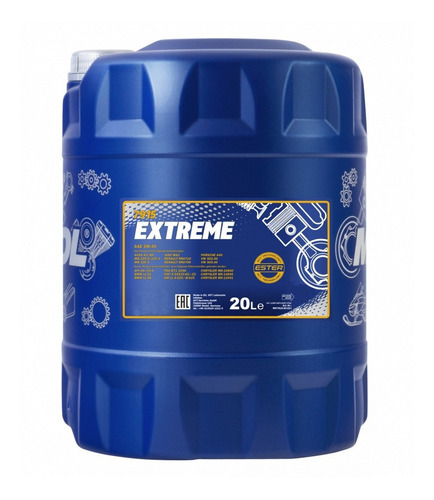 Aceite Para Motor Mannol Sintético Extreme 5w-40 X 20l