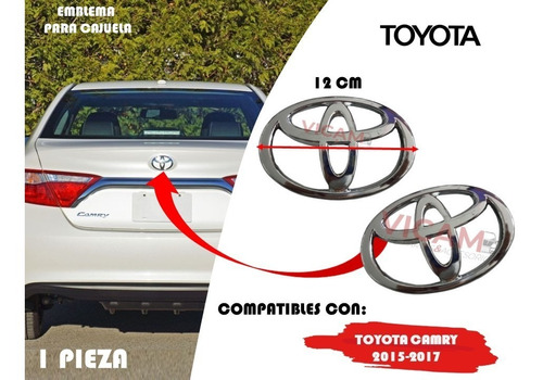 Emblema Para Cajuela Toyota Camry 2015-2017 Foto 2