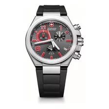 Reloj Victorinox Convoy Chrono Correa Caucho Coleccionable