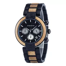 Bobo Bird Relojes De Madera Para Hombre 42 Mm Cronógrafo Mul