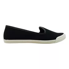 Sapato Moleca Casual Feminino Slip On Preto Macia Original