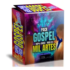 Mega Pack Gospel +d 500 Artes Editáveis 100% No Canva 