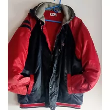 Campera Fila Original Roja Y Azul Abrigada Básquet Deportivo