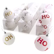 6 Bolas De Natal Enfeite Decorativo Árvore De Natal