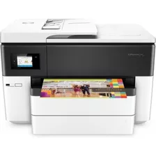 Impresora Portátil A Color Multifunción Hp Officejet Pro 7740 Con Wifi Blanca Y Negra 100v/240v