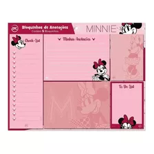 Bloco Anotação Minnie Com 5 20fls 3776 Rosa - Dac