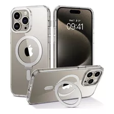 Duedue Funda Magnética Para Phone 15 Pro Con Soporte Invis