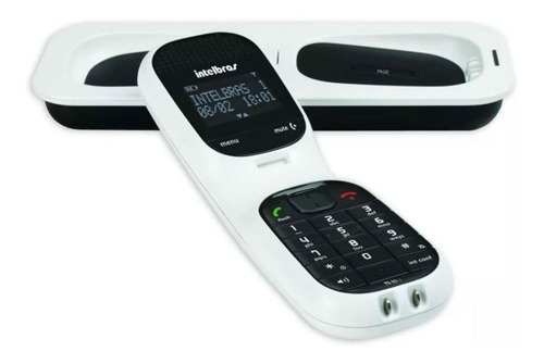 Teléfono Inalámbrico Intelbras Ts 80 V Blanco