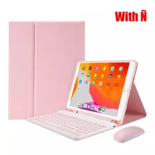 Capa De Teclado Para iPad 10.2 8ª Geração 2020 Ñ+mouse