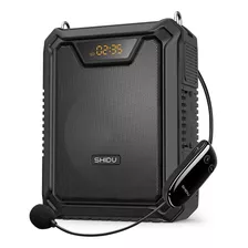 Amplificador De Voz De 25 W Micrófono Inalámbrico Shidu 