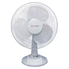 Ventilador De Mesa James Diametro 23cm Vmj9a - La Tentación Cantidad De Aspas 3 Estructura Blanco Aspas Blanco Diámetro 9 Material De Las Aspas Plástico