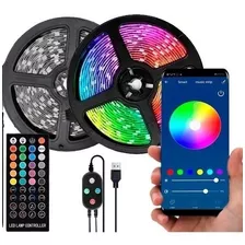 15m Bluetoth Luces Led Audiorritmica Control Grande