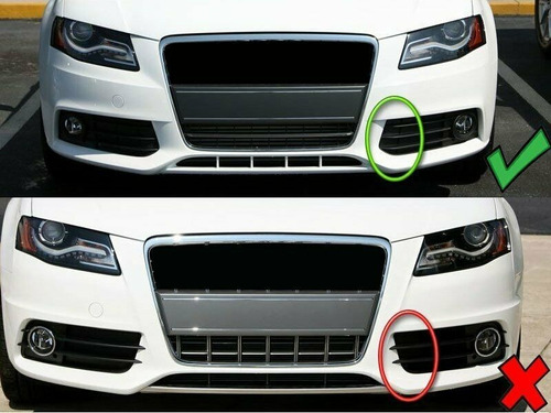 Biceles Mesh Faros Niebla Audi A4 B8 2009 2010 2011 2012 Foto 2