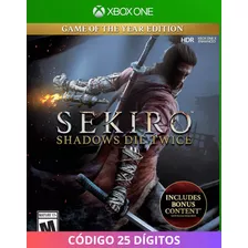 Sekiro: Shadows Die Twice Goty Xbox One Series X|s Código