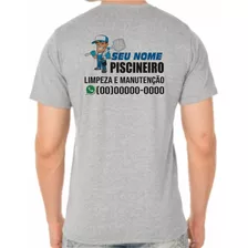 Camiseta Piscineiro Personalizada