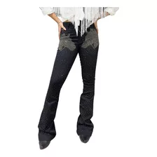 Calça Country Cavalo Bordado Com Brilho Linda 