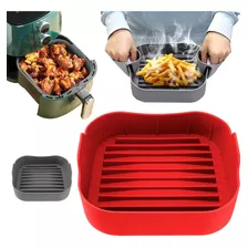 Forma De Silicone Airfryer Cesto Fritadeira Elétrica Grande