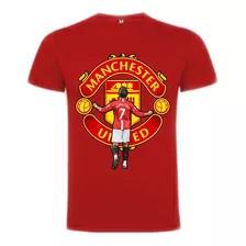 Polera Cr7 Manchester United Cristiano Ronaldo 100%algodon