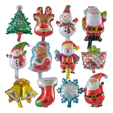 Pack 50 Globos Navidad Pascua 30 Cm Aprox Decoracion Fiesta