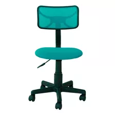 Silla Escritorio Secretaria Oficina Negra Home Color Verde