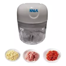 Processador Automático De Alimento 3 Lâminas Inox 250ml Kala Cor Branco