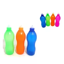 Botella Plastica Deportiva Tapa Push Pull / 25 Unidades