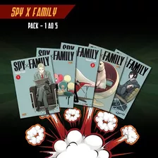 Spy X Family, Mangá Vol. 1 Ao 5 - Kit Panini