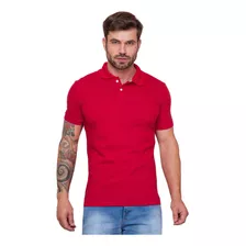 Camisa Polo Masculina Lisa Básica Camiseta Premium Slim 