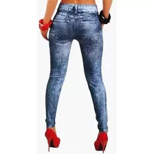 Lote 3 Leggins Mallones Mezclilla Dama Mujer Unitalla Mayon